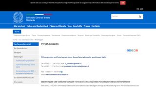 
                            4. Personalausweis - Consolato Generale - Stoccarda - Ministero degli ...