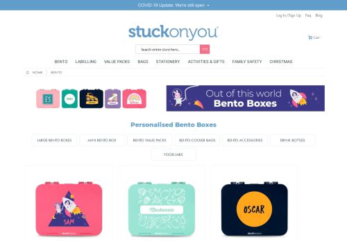
                            8. Personalised Bento Boxes | Stuck On You