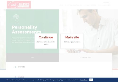 
                            2. Personality Assessments (PAPI) | Cubiks Online