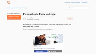 
                            4. Personaliza tu Portal de Login – SO Connect