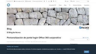 
                            6. Personalización de portal login Office 365 corporativo | Blog - Ncora