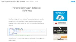 
                            4. Personalizar imagen de login de WordPress