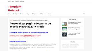 
                            5. Personalizar pagina de punto de acceso Mikrotik 2017 gratis ...