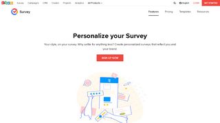 
                            7. Personalize your Survey - Zoho Survey