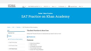 
                            7. Personalized SAT Practice on Khan Academy | SAT Suite of ...