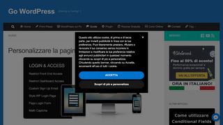 
                            10. Personalizzare la pagina di Login senza plugin - Go WordPress