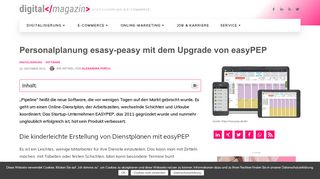 
                            12. Personalplanung esasy-peasy mit dem Upgrade von easyPEP | dm