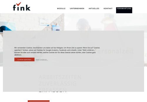 
                            3. Personalzeiterfassung @ Fink Zeitsysteme