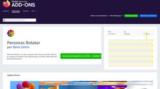 
                            6. Personas Rotator – Adoptez cette extension pour ? Firefox (fr)