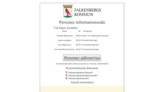 
                            8. Personec - Falkenbergs kommun - intranät - Falkenberg