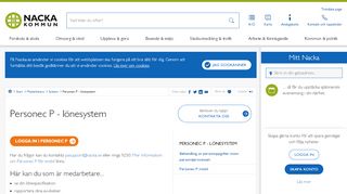 
                            5. Personec P - lönesystem | Nacka kommun
