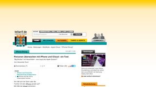 
                            8. Personen überwachen mit iPhone und iCloud - ein Test - teltarif.de ...