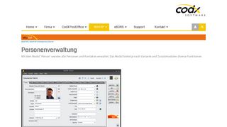 
                            6. Personenverwaltung - Codx Software AG