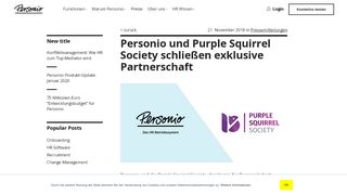 
                            5. Personio und Purple Squirrel Society schließen exklusive Partnerschaft