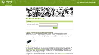 
                            6. Personkontroll - Logga in
