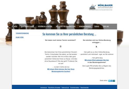 
                            13. Persönliche Beratung - Mühlbauer - Der Ruhestandsplaner in ...