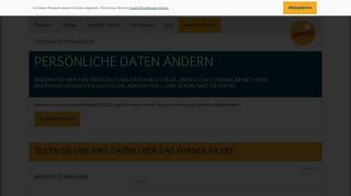 
                            8. Persönliche Daten ändern | ENTEGA