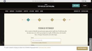 
                            6. Personlige oplysninger - Tivoli Casino
