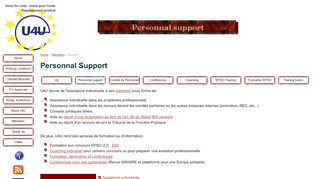 
                            10. Personnal support - Union for Unity