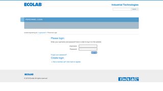 
                            7. Personnel Login - Ecolab Engineering GmbH