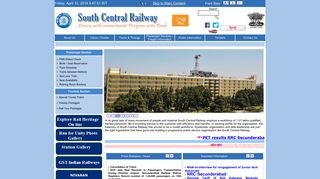 
                            3. Personnel - South Central Railway - Indian Railway