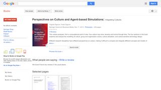 
                            11. Perspectives on Culture and Agent-based Simulations: Integrating ...