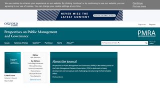 
                            7. Perspectives on Public Management and Governance - Oxford Journals