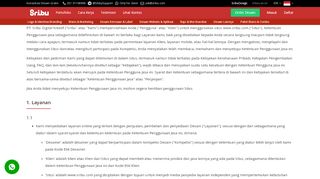 
                            7. Persyaratan & Ketentuan | Sribu - Sribu.com