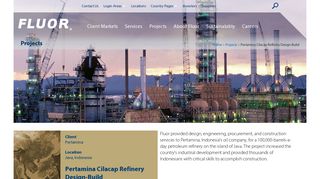 
                            9. Pertamina Cilacap Petroleum Refinery Fluor Project