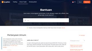 
                            6. Pertanyaan Umum - IQ Option