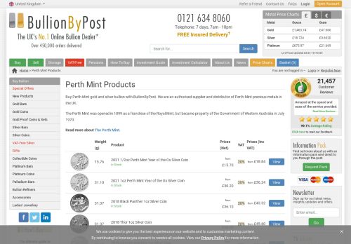 
                            9. Perth Mint - Authorised Supplier of Perth Mint - Bullion By Post