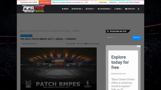 
                            10. pes 2013: patch bmpes 2017 + serial - torrent - FIFA PES BRASIL