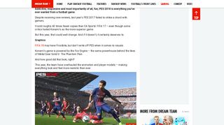 
                            7. PES 2018 review: Konami hits back at the FIFA 18 fan boys in the best ...