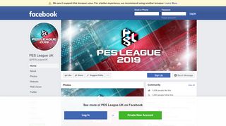 
                            9. PES League UK - Home | Facebook