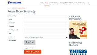 
                            7. Pesan Ebook - TerminalHRD.com