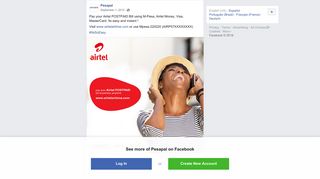 
                            12. Pesapal - Pay your Airtel POSTPAID Bill using M-Pesa,... | Facebook