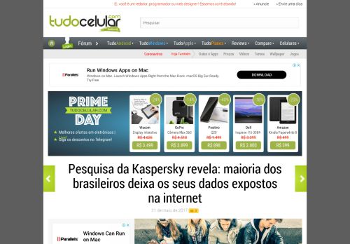 
                            13. Pesquisa da Kaspersky revela: maioria dos brasileiros deixa os seus ...