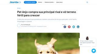 
                            11. Pet Anjo compra sua principal rival e vê terreno fértil para crescer