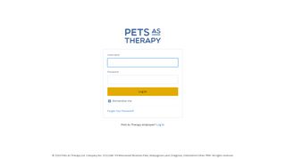 
                            6. Pet as Therapy Volunteers: Login