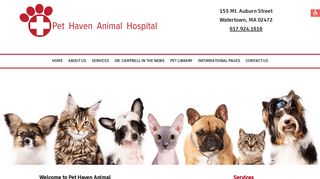 
                            12. Pet Haven Animal Hospital - Watertown, MA - Home