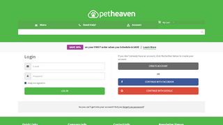 
                            11. Pet Heaven | Customer Login