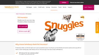 
                            13. Pet Insurance | Pet Insurance Quote | Sainsbury's Bank