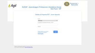 
                            11. PET - Jovem Aprendiz - Login Operacional