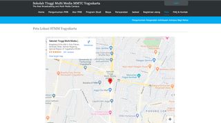 
                            12. Peta - Sekolah Tinggi Multi Media MMTC Yogyakarta