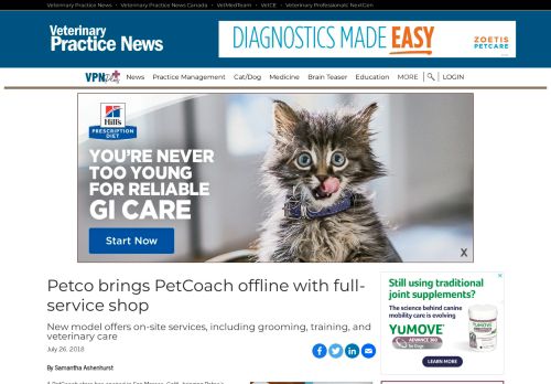 
                            12. Petco brings PetCoach offline with full-service shop