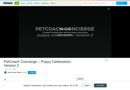 
                            11. PetCoach Concierge – Puppy Celebration: Version 2 on Vimeo