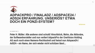 
                            1. Peter H. Müller: Alle anderen sind schuld! Hirschböck, Mohn, die ...