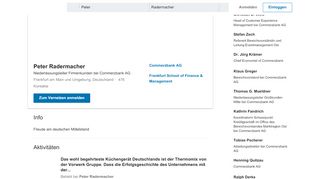 
                            13. Peter Radermacher – Mittelstandsbank - Niederlassungsleiter ...