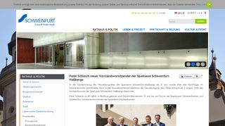 
                            7. Peter Schleich neuer Vorstandsvorsitzender der Sparkasse ...