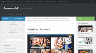 
                            3. PeterNorth Password | PasswordsZ